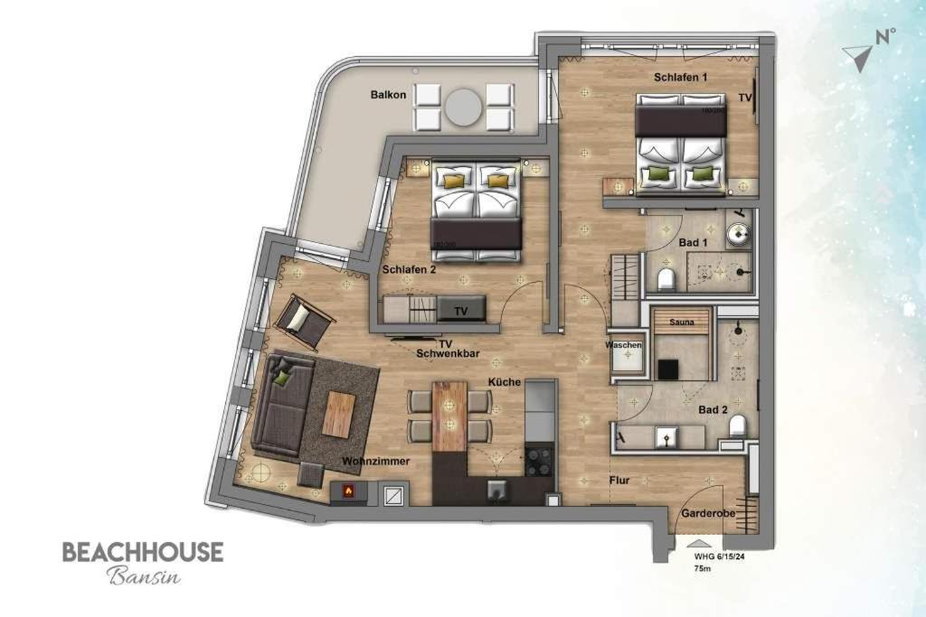Beachhouse Bansin App 06 Heringsdorf  Buitenkant foto